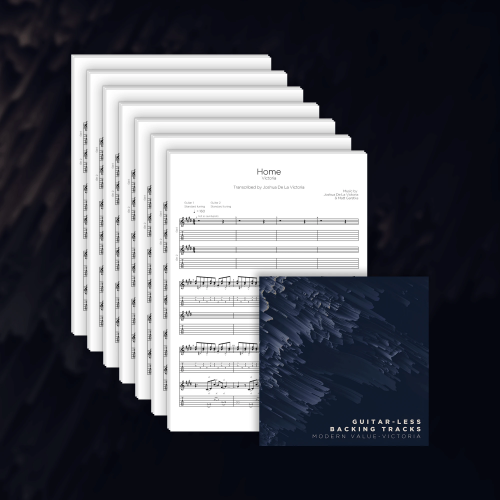 Modern Value Guitar Transcriptions With Backing Tracks