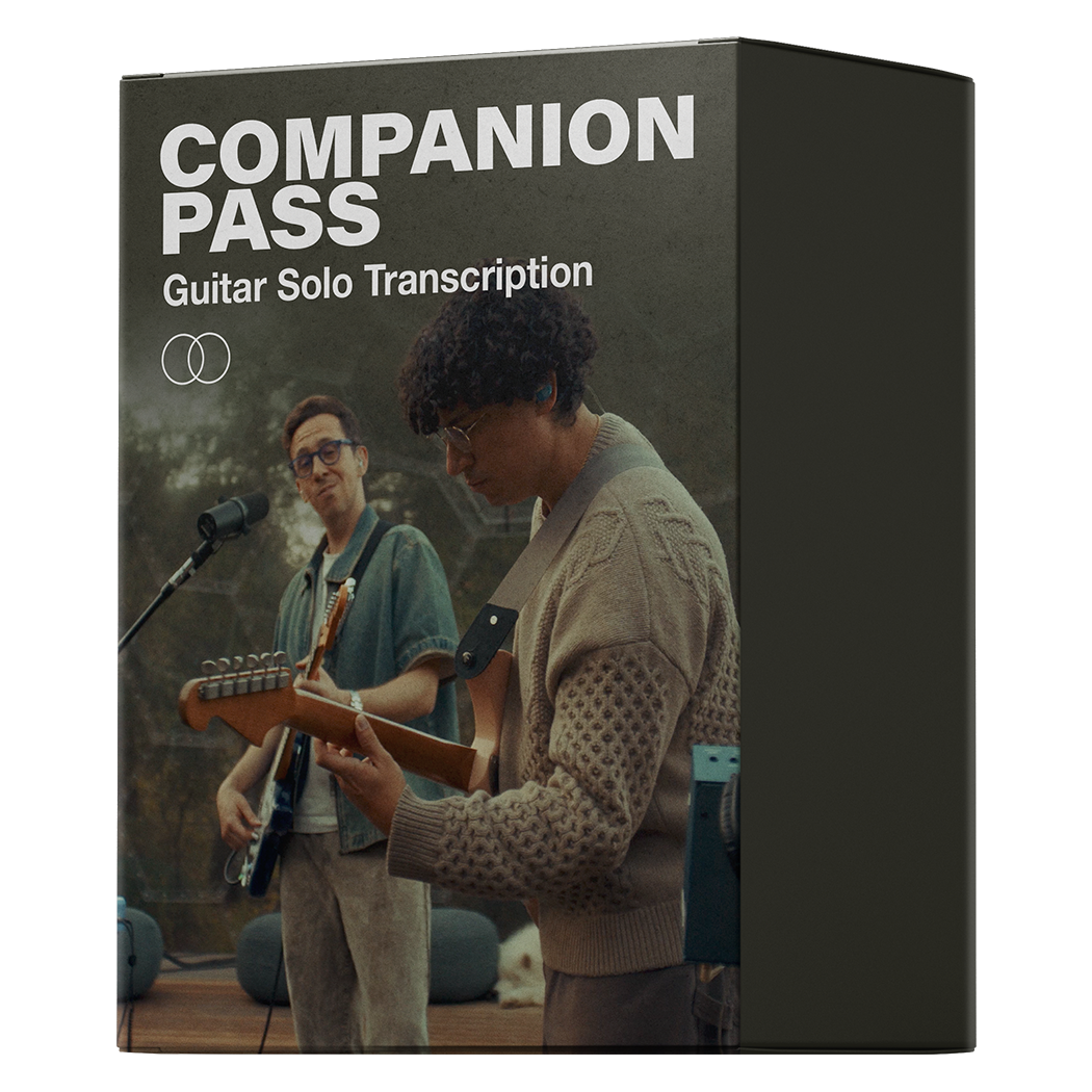 Companion Pass Guitar Solo Transcription