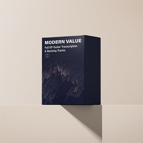 Modern Value Guitar Transcriptions With Backing Tracks