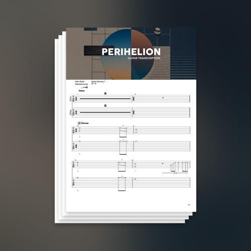 Perihelion (Sungazer Song) Guitar Transcription & Guitar Pro File